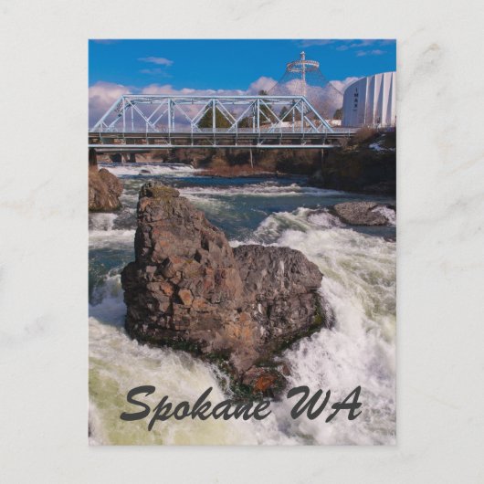 SPOKANE WA POSTKARTE (Vorderseite)