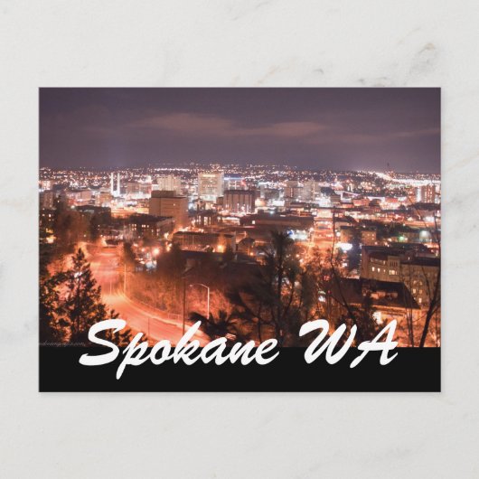 SPOKANE WA POSTKARTE (Vorderseite)