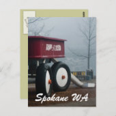 SPOKANE WA POSTKARTE (Vorne/Hinten)