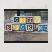 SPOKANE WA POSTKARTE (Vorderseite)