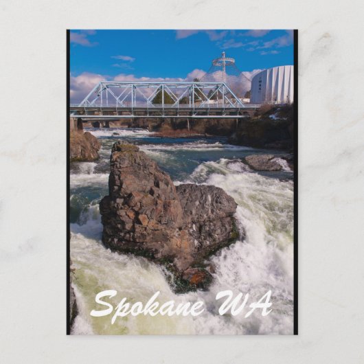 SPOKANE WA POSTKARTE (Vorderseite)