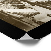 Spokane WA Restaurant Foto 1908 Poster (Ecke)