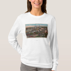 Spokane, WA - Skyline-Ansicht des Stadtzentrums T-Shirt
