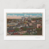 Spokane, WA - Skyline Sicht auf die Innenstadt Postkarte (Vorderseite)