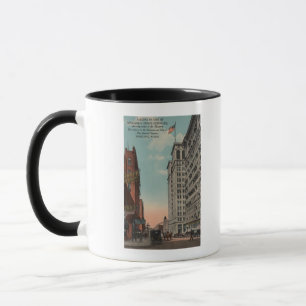 Spokane, WA - Stadtansicht mit Horsecaris Tasse