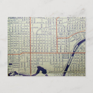 Spokane, WA Vintage Karte