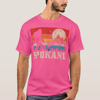 Spokane Washington Bigfoot Mountain Jäger T-Shirt