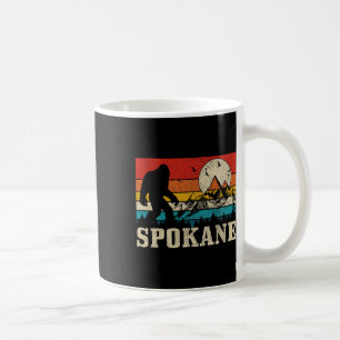 Spokane Washington Bigfoot Vintage Bergjäger Kaffeetasse