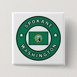 Spokane Washington Button