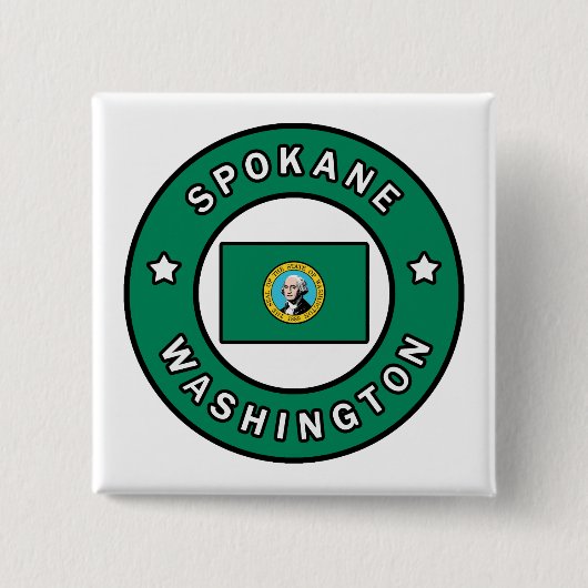 Spokane Washington Button (Vorderseite)