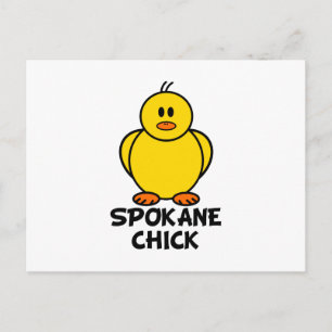 Spokane Washington Chick Postkarte