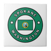 Spokane Washington Fliese (Vorderseite)