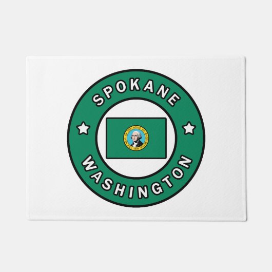 Spokane Washington Fußmatte (Vorderseite)