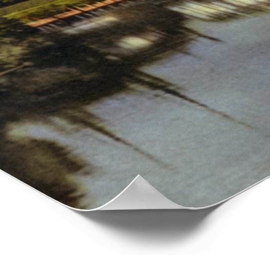 Spokane Washington Gonzaga University Poster (Ecke)