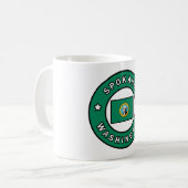 Spokane Washington Kaffeetasse (Vorderseite Links)