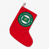 Spokane Washington Kleiner Weihnachtsstrumpf (Vorderansicht (hängend))
