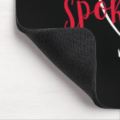 Spokane Washington Liebe Herz Handschrift Stil Mousepad (Ecke)
