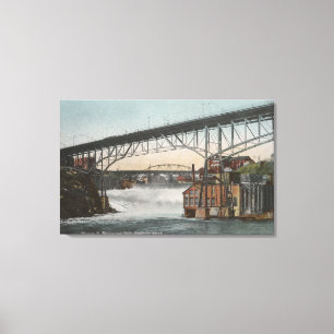 Spokane, Washington - Monroe Street Leinwanddruck