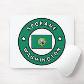 Spokane Washington Mousepad (Mit Mouse)