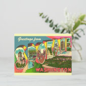 Spokane Washington Moving Ankündigung (Stehend Vorderseite)