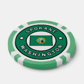 Spokane Washington Pokerchips (Einzeln)