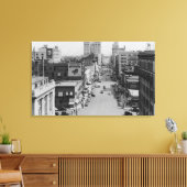 Spokane, Washington - Riverside Avenue Leinwanddruck (Insitu (Wohnzimmer))