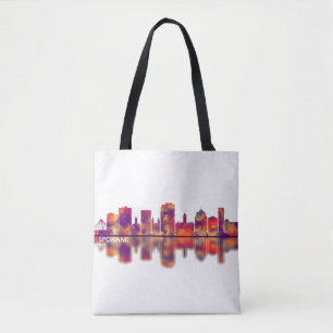 Spokane Washington Skyline Tasche