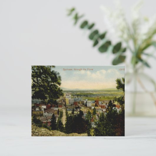 Spokane, Washington Vintag Postkarte (Stehend Vorderseite)