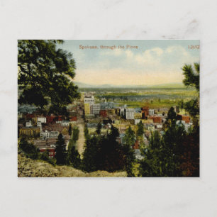 Spokane, Washington Vintag Postkarte