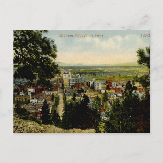 Spokane, Washington Vintag Postkarte (Vorderseite)