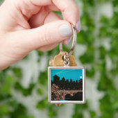 Spokane-Werbeplakat #1Spokane, WA Schlüsselanhänger (Hand)