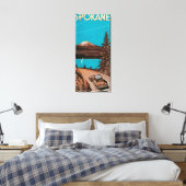 Spokane-Werbeplakat #2Spokane, WA Leinwanddruck (Insitu (Schlafzimmer))