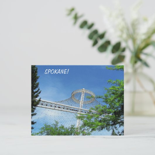 Spokanes US-Pavillon im Riverfront Park Postkarte (Stehend Vorderseite)
