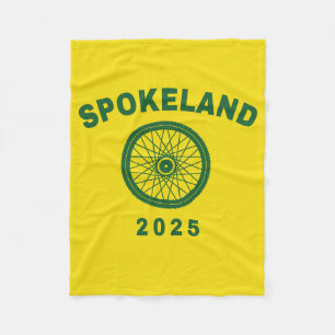 Spokeland Oakland Cycling Californian Cyclist Fleecedecke