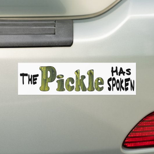Spoken Pickle Autoaufkleber (Auf Auto)
