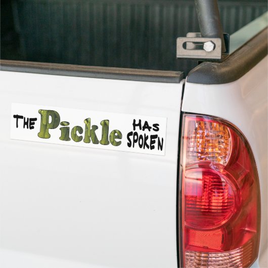 Spoken Pickle Autoaufkleber (Auf Lkw)