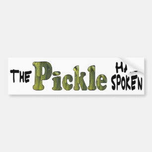 Spoken Pickle Autoaufkleber