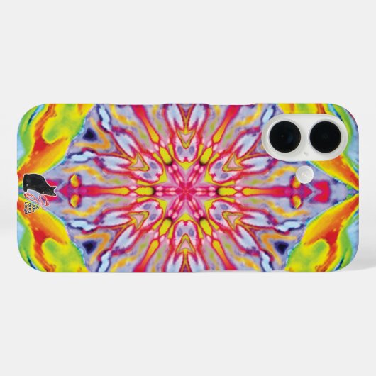 Spokes Kaleidoscope Case-Mate iPhone Hülle (Rückseite (Horizontal))
