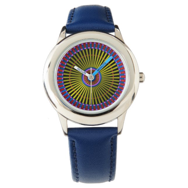 Spokes Metallic Armbanduhr (Vorderseite)