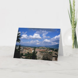 Spoleto Umbria Italien Dankeskarte