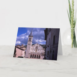 Spoleto Umbria Italien Dankeskarte