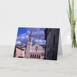 Spoleto Umbria Italien Dankeskarte