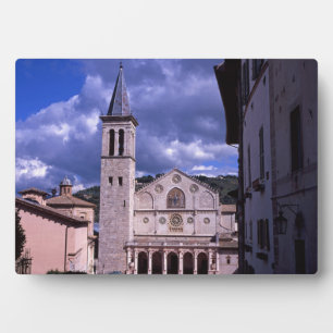 Spoleto Umbria Italien Fotoplatte