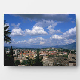 Spoleto Umbria Italien Fotoplatte