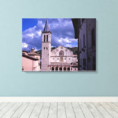 Spoleto Umbria Italien Leinwanddruck (Insitu (Holzboden))