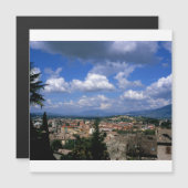 Spoleto Umbria Italien Magnetkarte (Vorne/Hinten)