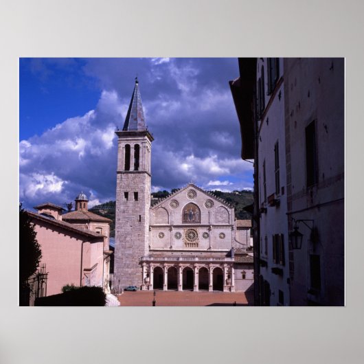 Spoleto Umbria Italien Poster (Vorne)