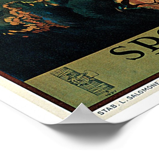 Spoleto, Umbrien Poster (Ecke)