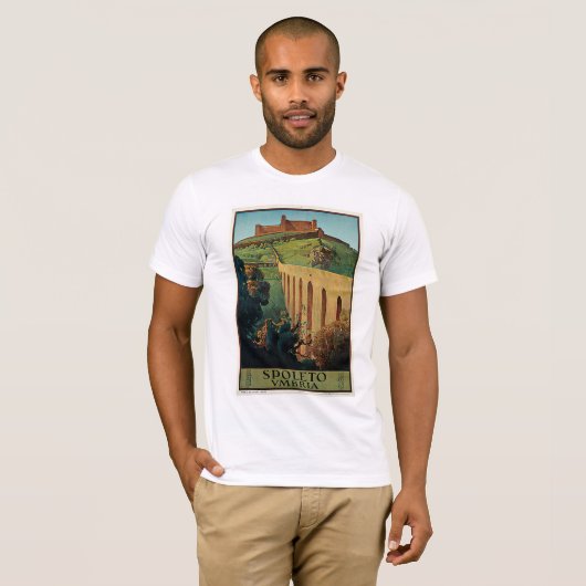 Spoleto, Umbrien T-Shirt (Vorne ganz)