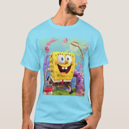 Spongbob Cyan T - Shirt